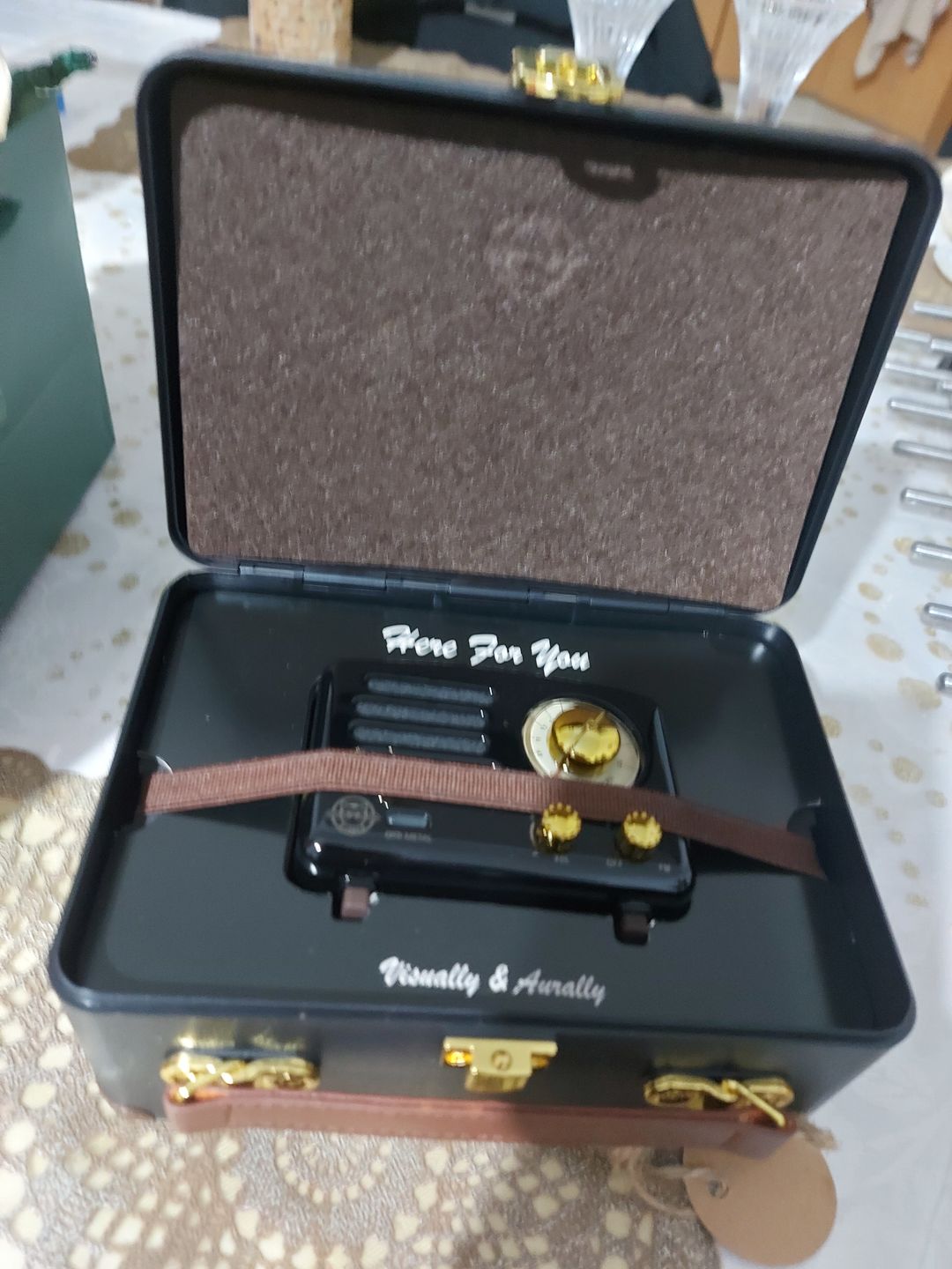 Customer photo review of MUZEN OTR Metal Wireless Portable FM Radio Bluetooth Speaker