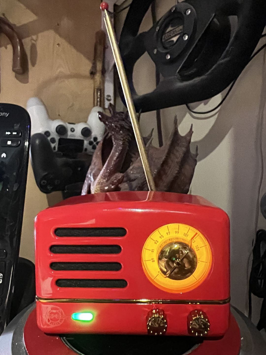 Customer photo review of MUZEN OTR Metal Wireless Portable FM Radio Bluetooth Speaker