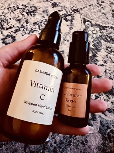 Customer photo review of Lavender Rose Glow Oil