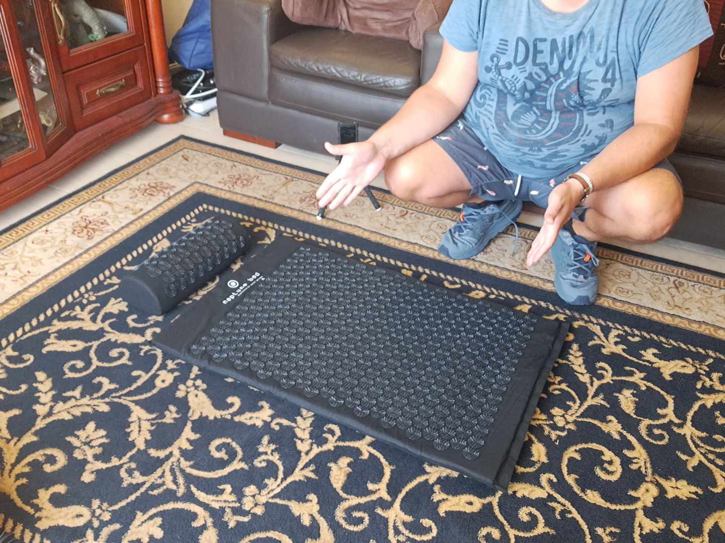 Customer photo review of Acupressure Mat eXtra Large