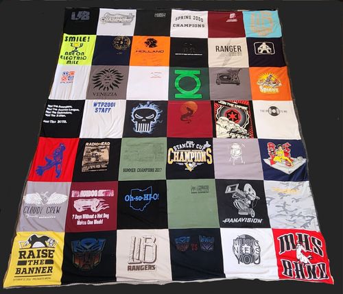T-shirt quilt featuring stancy cup champions by Tommy from CA