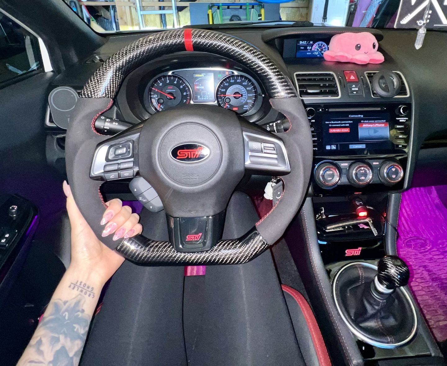 Customer photo review of 2015-21 Carbon D-Shape Steering Wheel