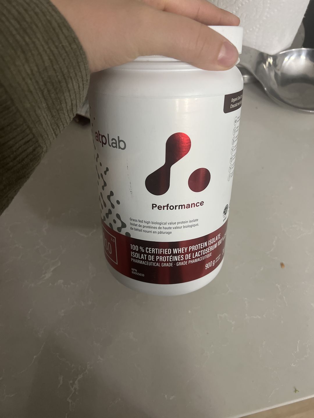 Customer photo review of ATP LAB - Protéine Isolate 900g