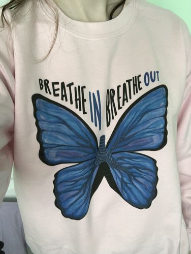 Customer photo review of Breathe In, Breathe Out (Butterfly)