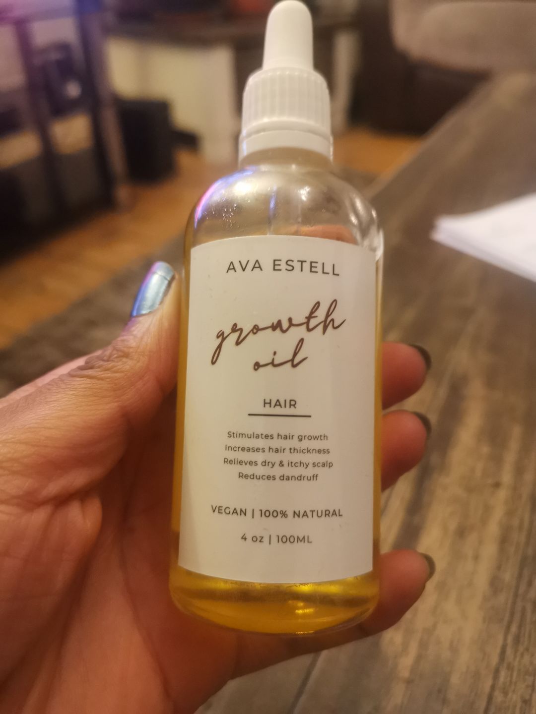 Customer photo review of Hair Growth Oil