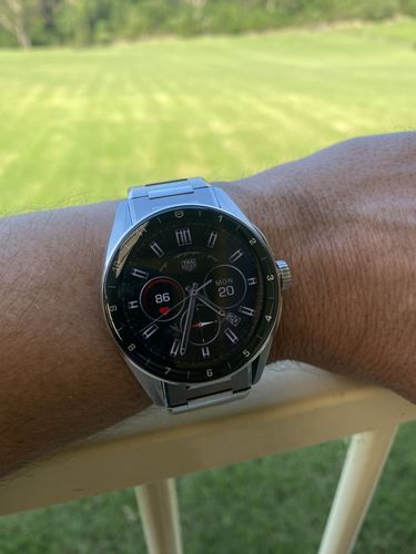 Customer photo review of TAG Heuer Connected 42mm Stainless Steel Calibre E4 Smart Watch SBR8010.BA0617