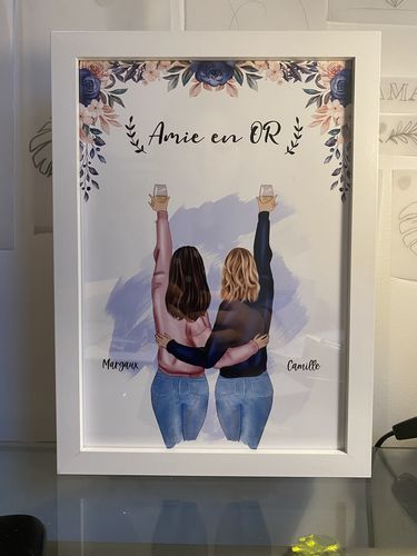 Customer photo review of Best Friends forever - Poster personnalisé