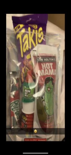 Customer photo review of Takis Chamoy Pickle Kit