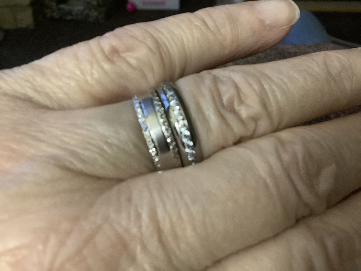 Customer photo review of Original 4mm Full Glitz Ring