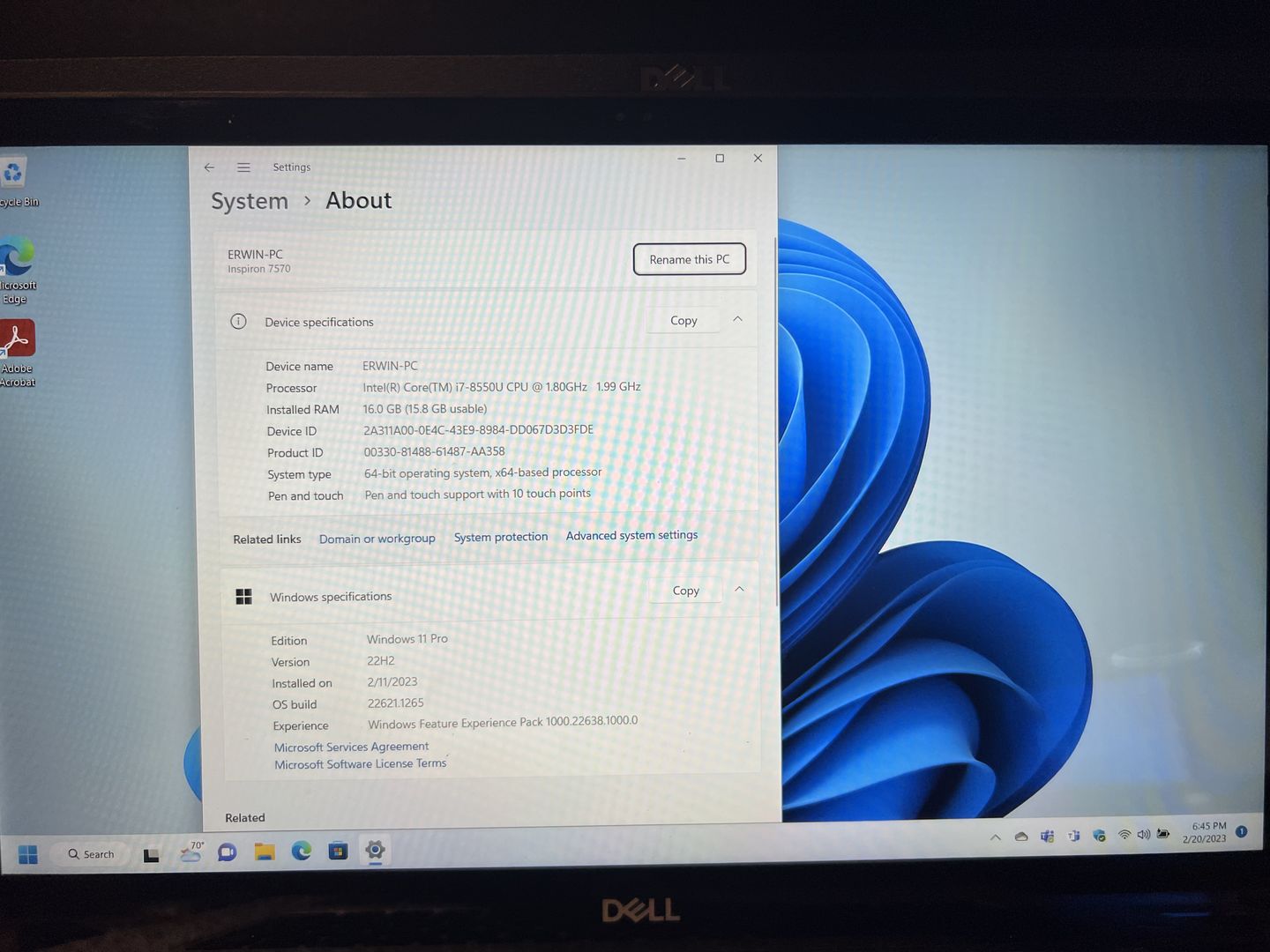 Customer photo review of Microsoft Windows 11 Professional License - 64 bit
