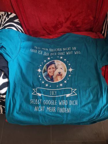 Customer photo review of Lieber Hundepapa - Fototasse mit deinem lieben Haustier