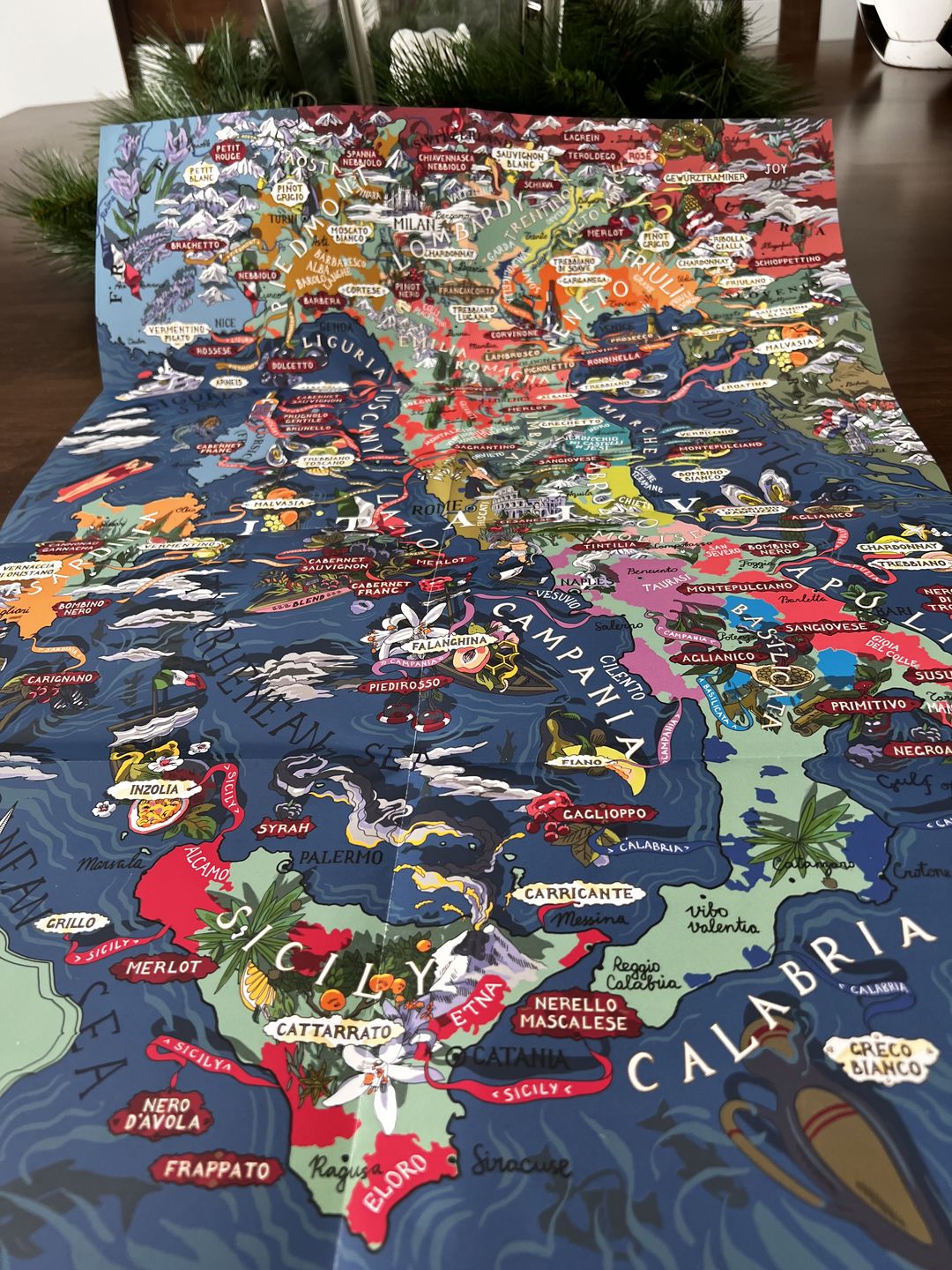 Customer photo review of Wine Puzzle - Italy