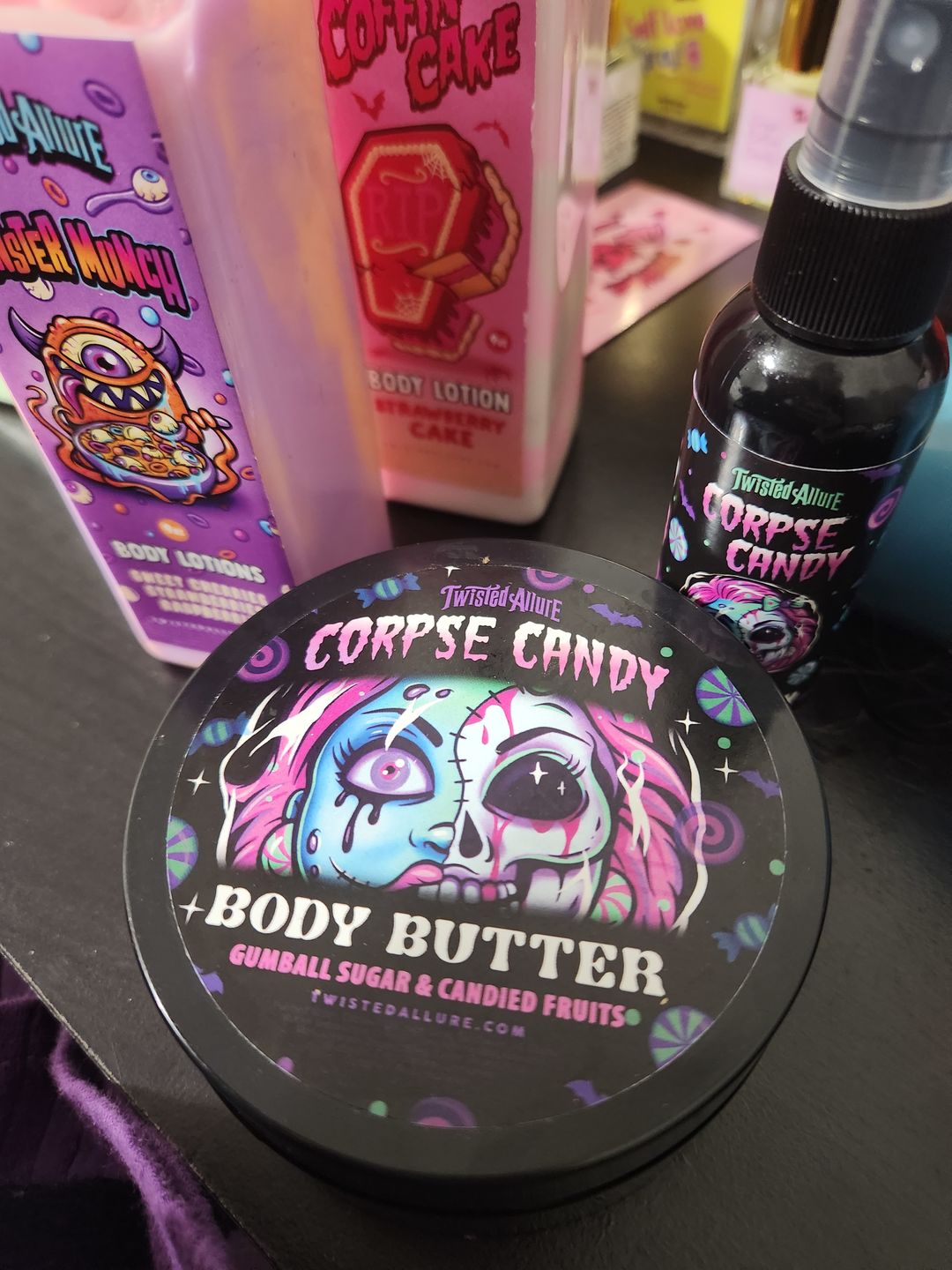 Customer photo review of Corpse Candy Body Butter (Gumball sugar & Candy Fruits)