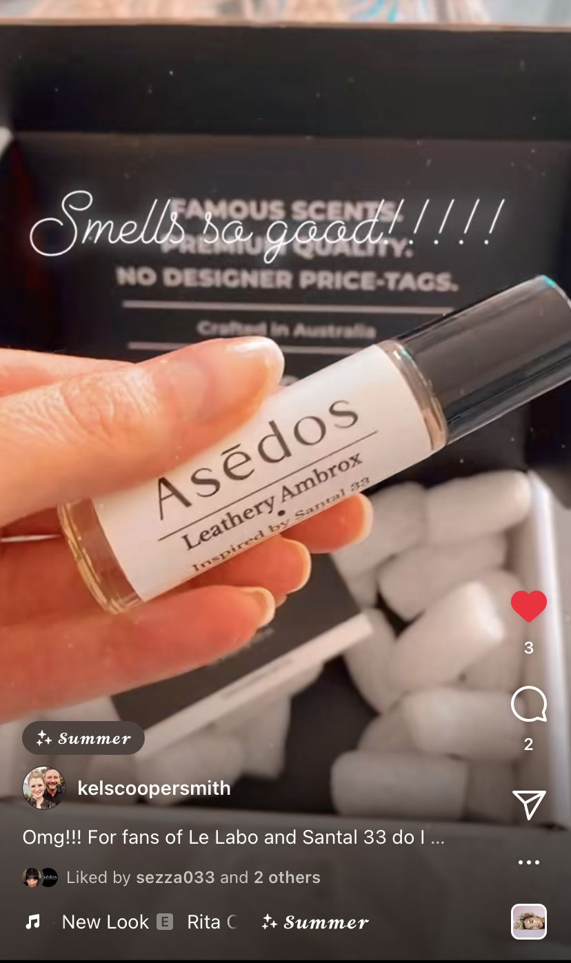 Customer photo review of LEATHERY AMBROX PERFUME OIL