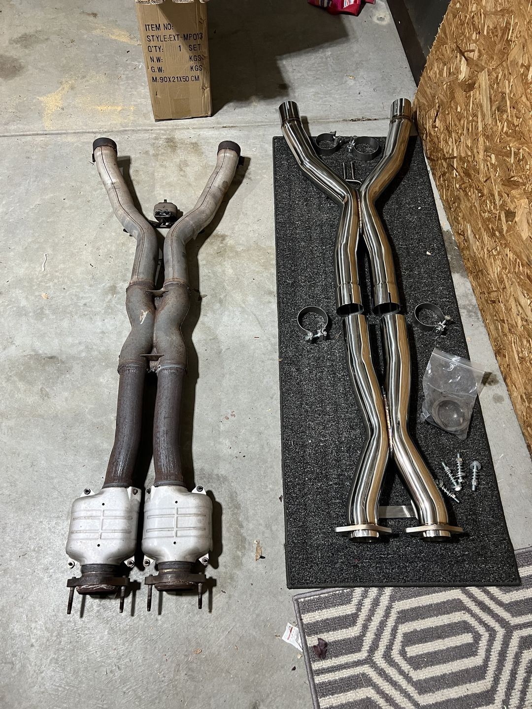 Customer photo review of Corvette C7 3" 6.2L V8 3" Connection Performance X-Pipe