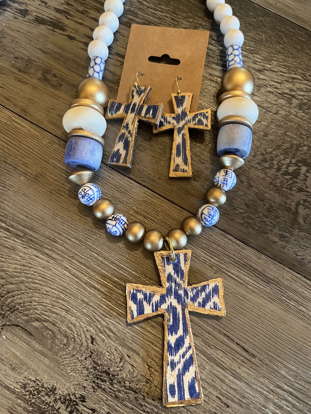 Customer photo review of Unfinished Wood Germanic Cross Shape - Craft - up to 36" DIY