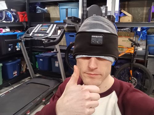 Customer photo review of CozyBand Wireless Headphones