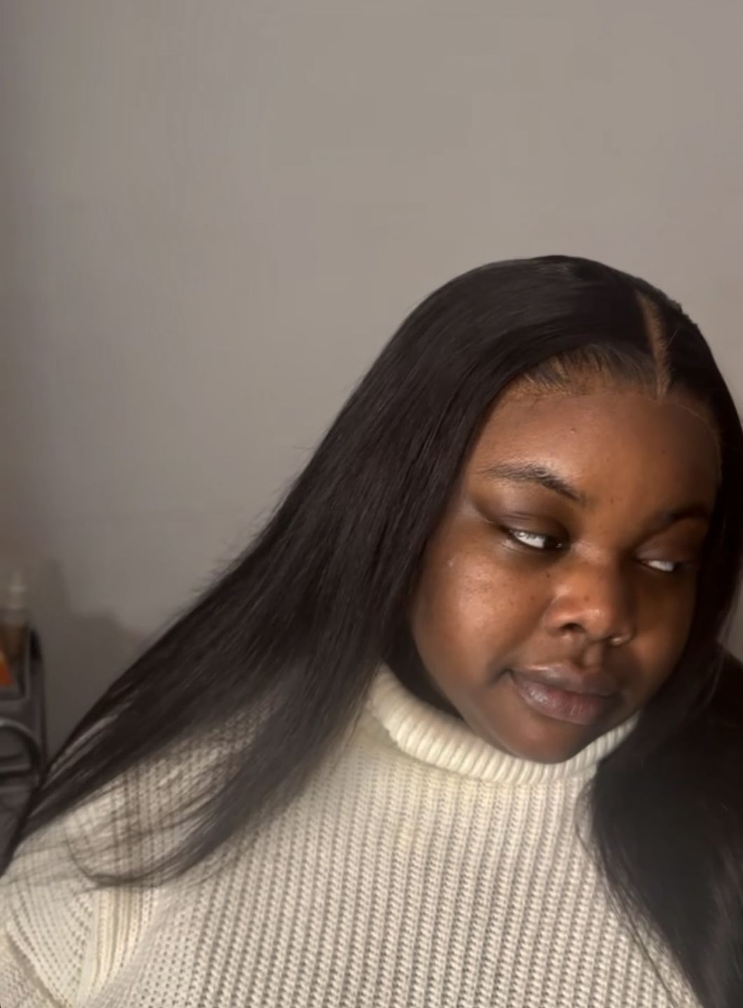 Customer photo review of Medium brown Lace Tint