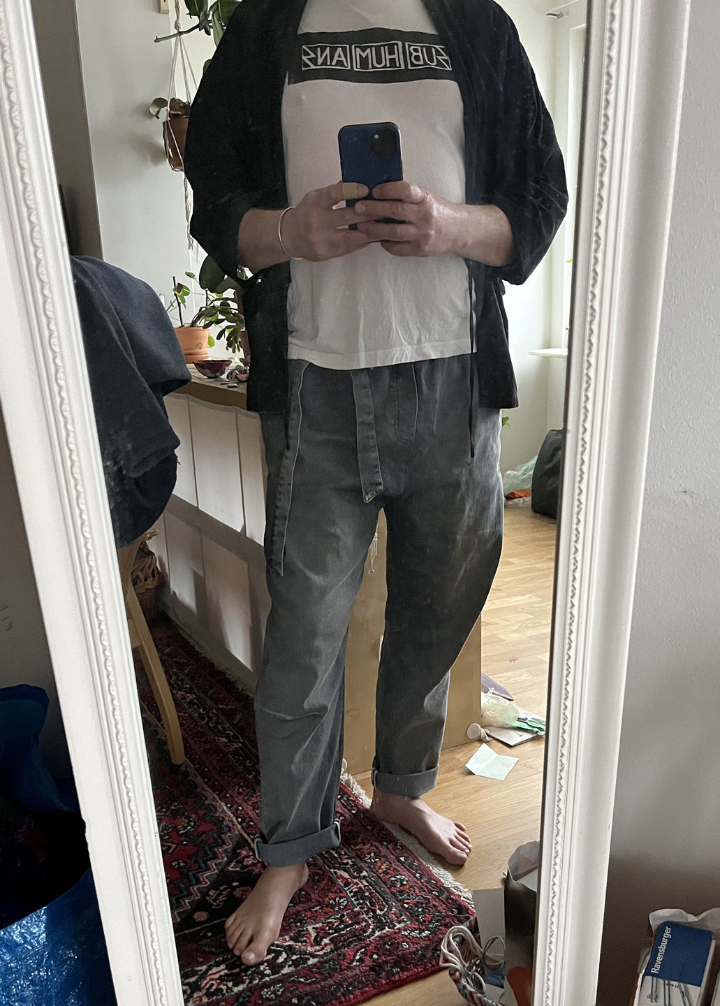 Customer photo review of Oleno Denim Pants