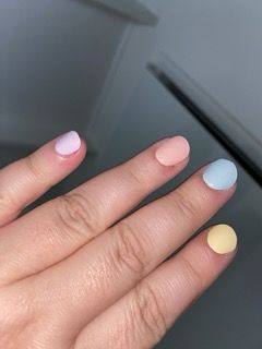 Customer photo review of Gel Nail Sticker Starter Kit (FREE UV Lamp With 2 Or More Gel Nail Stickers)