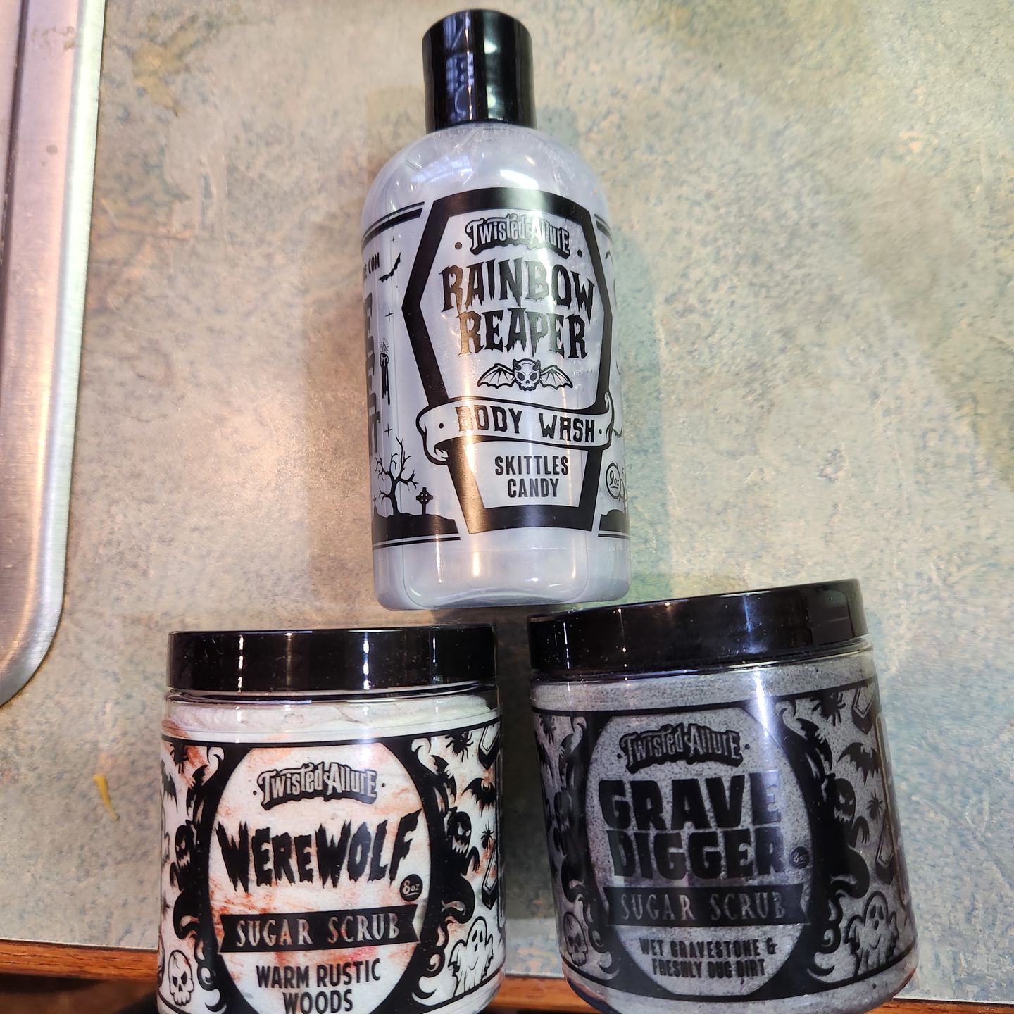Customer photo review of Werewolf  Sugar Scrub (Warm Rustic Woods)