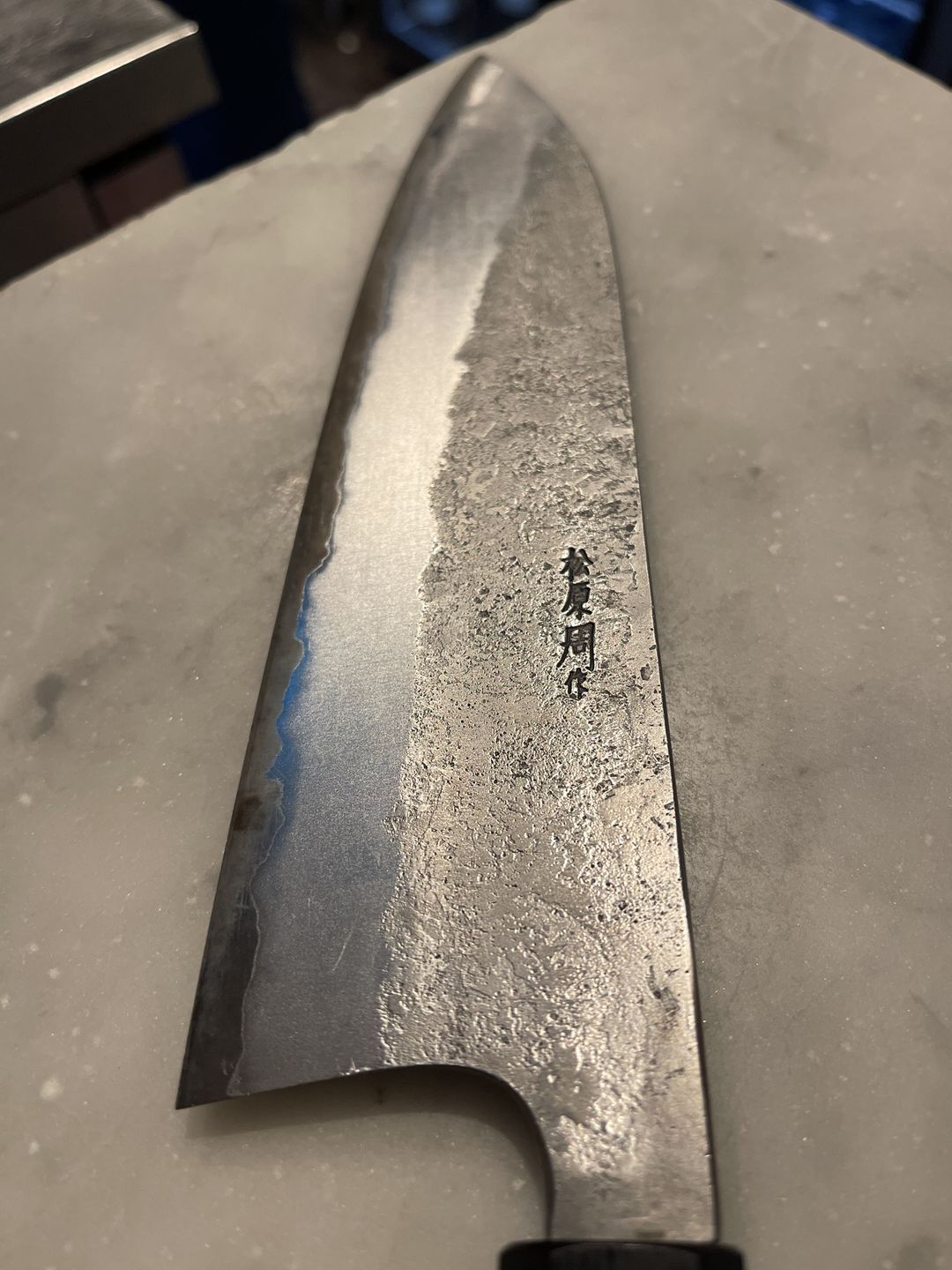 Customer photo review of Matsubara Blue #2 Gyutou 210mm (8.2")