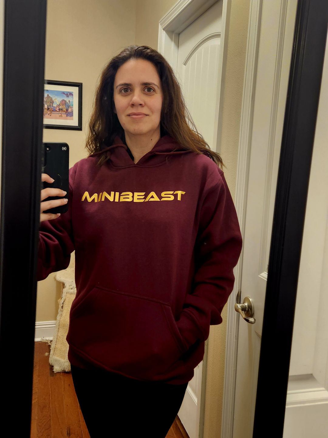 Customer photo review of Lounge Hoodie - Maroon