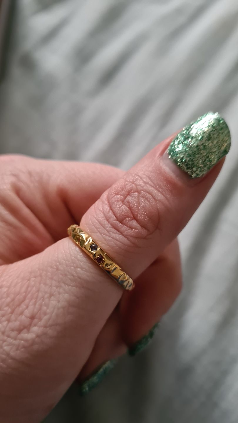 Customer photo review of Candy Slim Band Ring