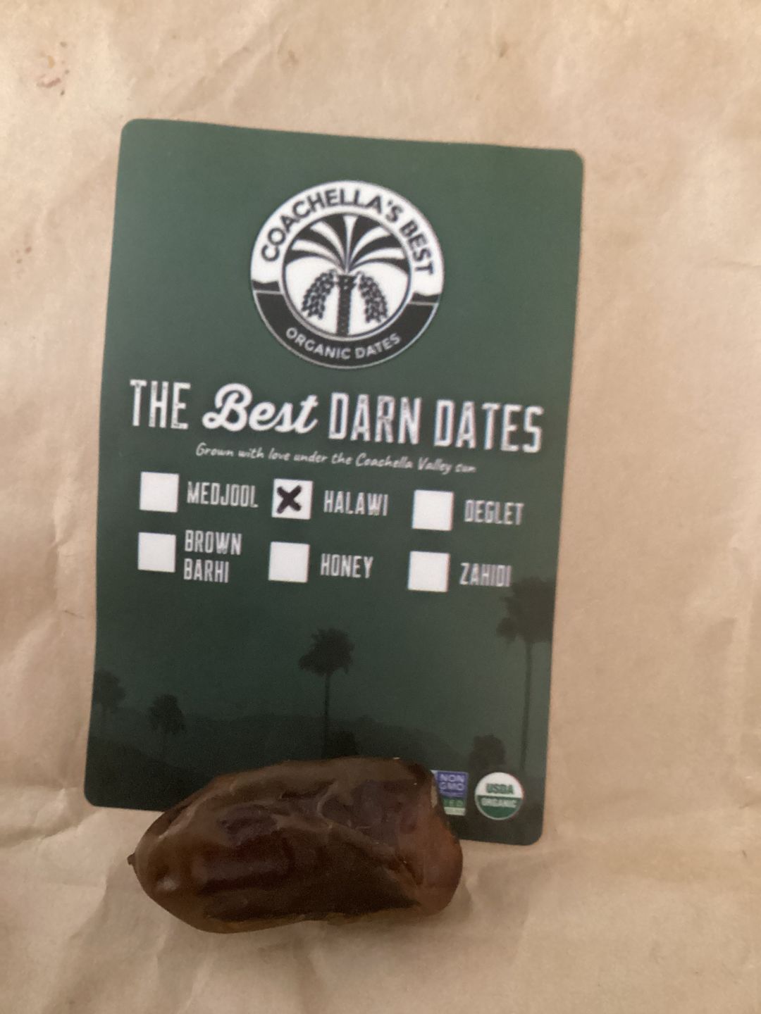 Customer photo review of Mix & Match Date Varieties (2-Pack)