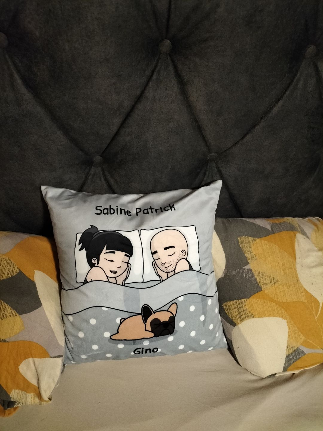 Customer photo review of Kuschelzeit mit Fellnasen - Individuelles Kissen