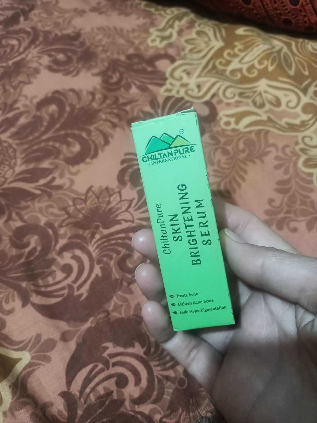 Customer photo review of Skin Brightening Serum – Anti Aging, Brightens Skin, Treats Acne & Fade Hyperpigmentation ✔️ Best Seller