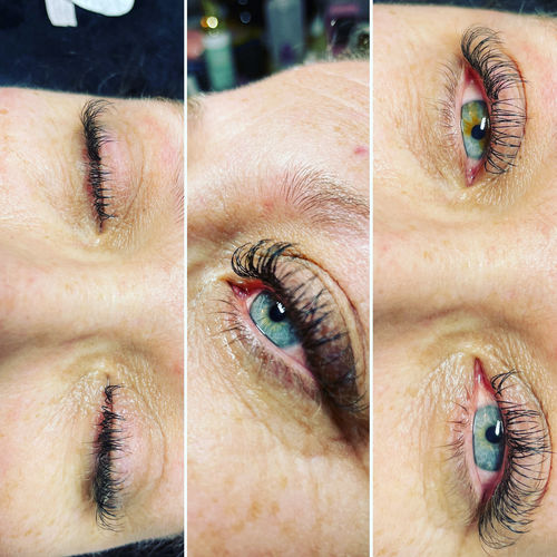 Customer photo review of 0.20 Flat Split Tip Cashmere Eyelash Extensions (16 lines)