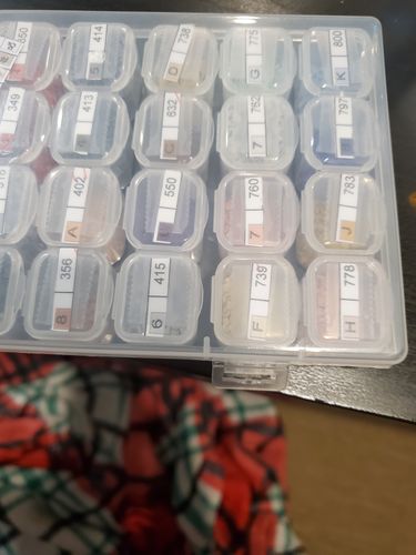 Customer photo review of Storage Box for Diamond Painting