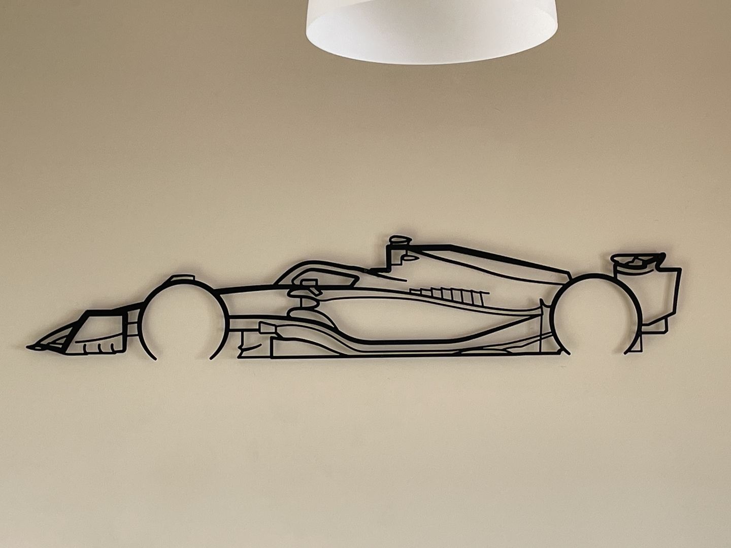 Customer photo review of Formula 1 2022 All Teams Silhouette Metal Wall Art