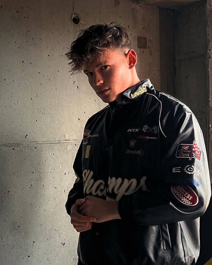 Customer photo review of Aelfric Eden Racing Leather Jacket