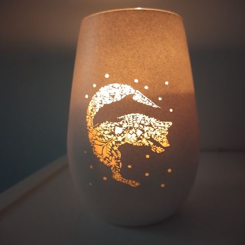Customer photo review of Windlicht Blumenfuchs