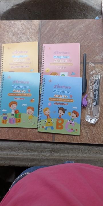 Customer photo review of Cahier Magique d'écriture