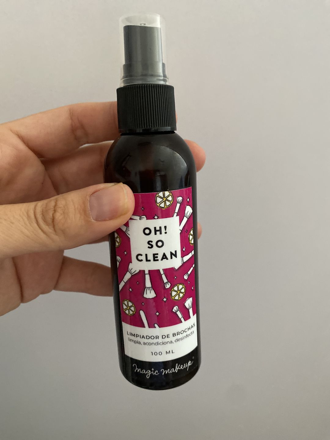 Customer photo review of Pack Pyme Lover  (2 limpiadores 100ml + travel size REGALO)