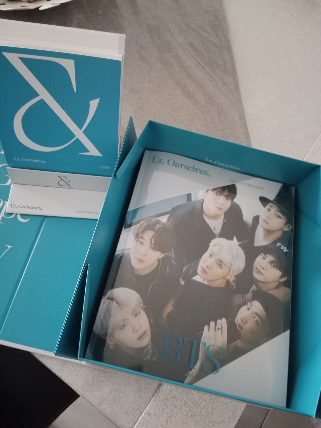 Customer photo review of BTS - SPECIAL 8 PHOTO FOLIO US OURSELVES AND BTS WE SET VER.