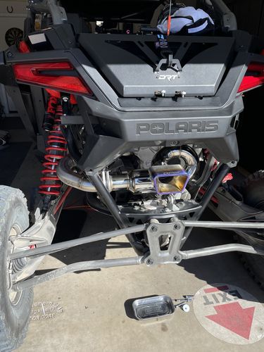 Customer photo review of Polaris RZR Pro R RPM 3" Sport Muffler W/ 3" Tip
