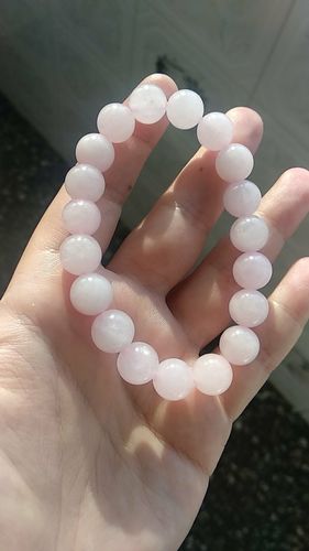 Customer photo review of Bracelet Énergétique Quartz Rose