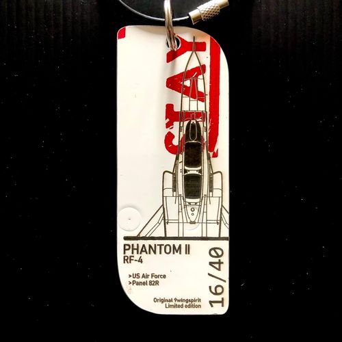 Customer photo review of McDONNELL DOUGLAS RF-4 Phantom II - Skintags limited edition to 40 Garage tags