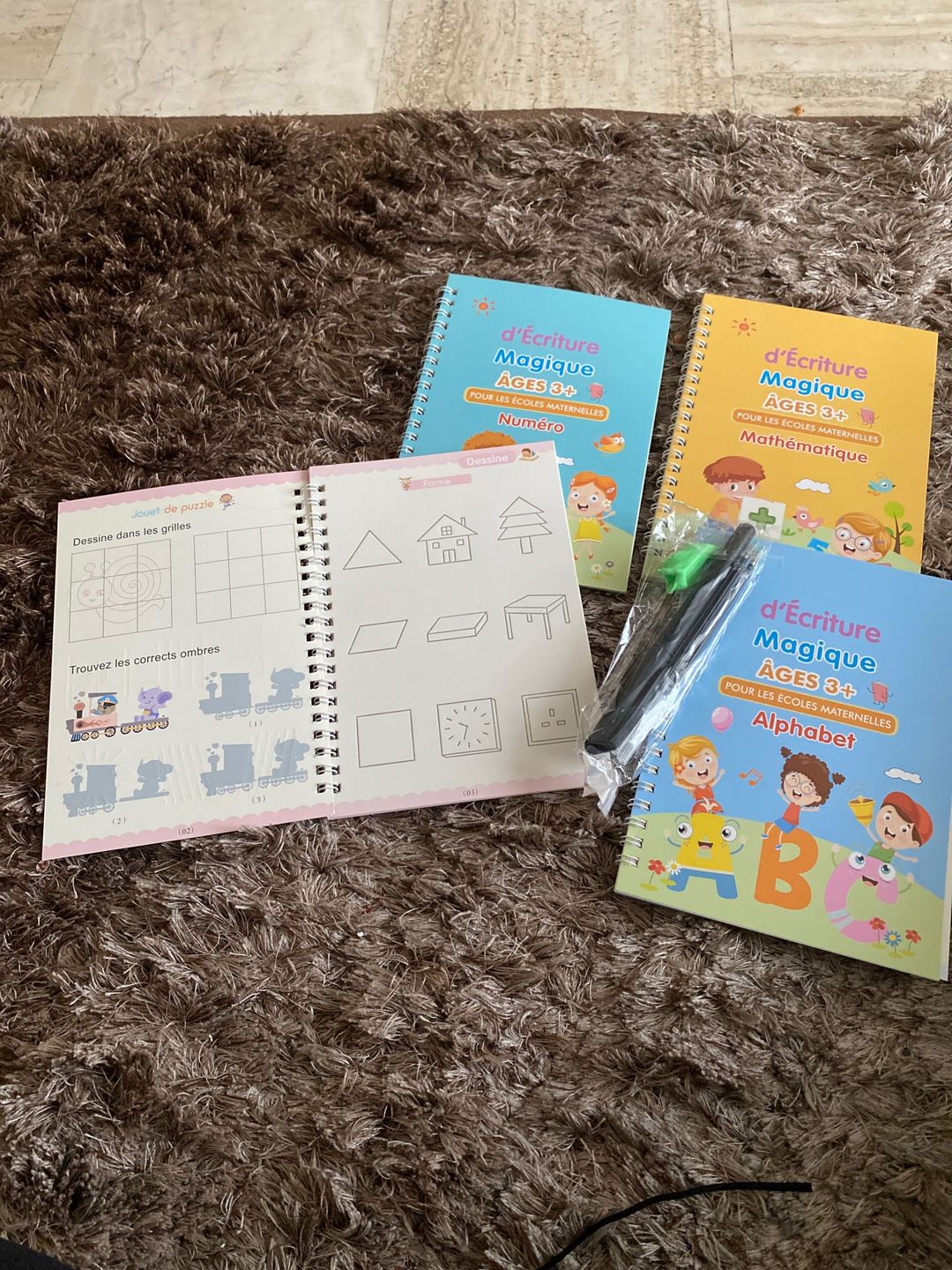 Customer photo review of Cahier Magique d'écriture