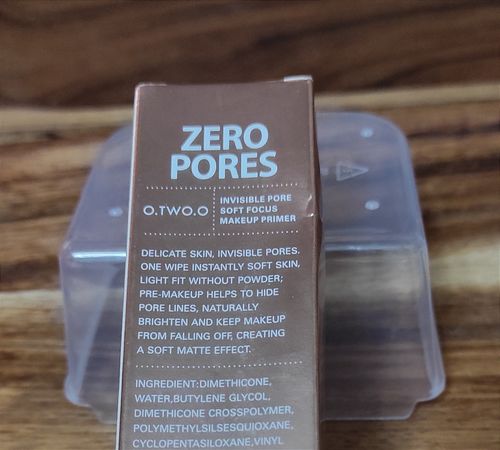 Customer photo review of O.TWO.O Skin Secret Zero Pore Primer