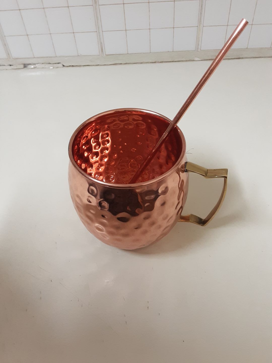 Customer photo review of Pure Copper Mule Mug (Mug & Straw)