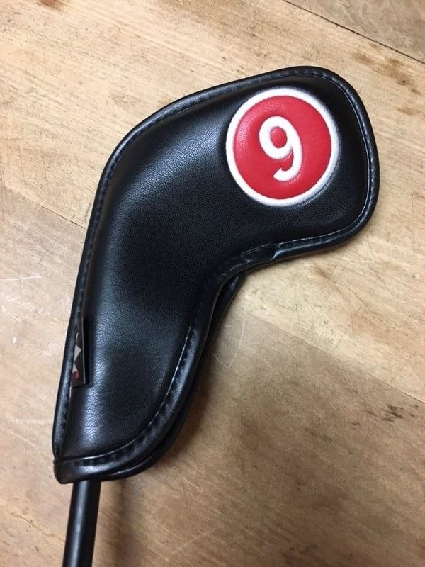 Customer photo review of Craftsman Golf® Magnetic Extended Version Leather Iron Cover Set