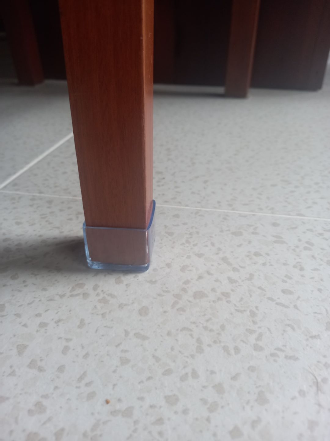 Customer photo review of Square Silicone Non Slip Floor Protector - Floor Protection