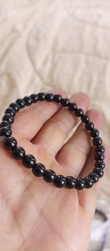 Customer photo review of Bracelet Énergétique en Tourmaline Noire