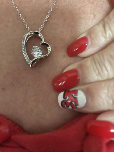 Customer photo review of Happy Valentine's Day - Forever Love Necklace