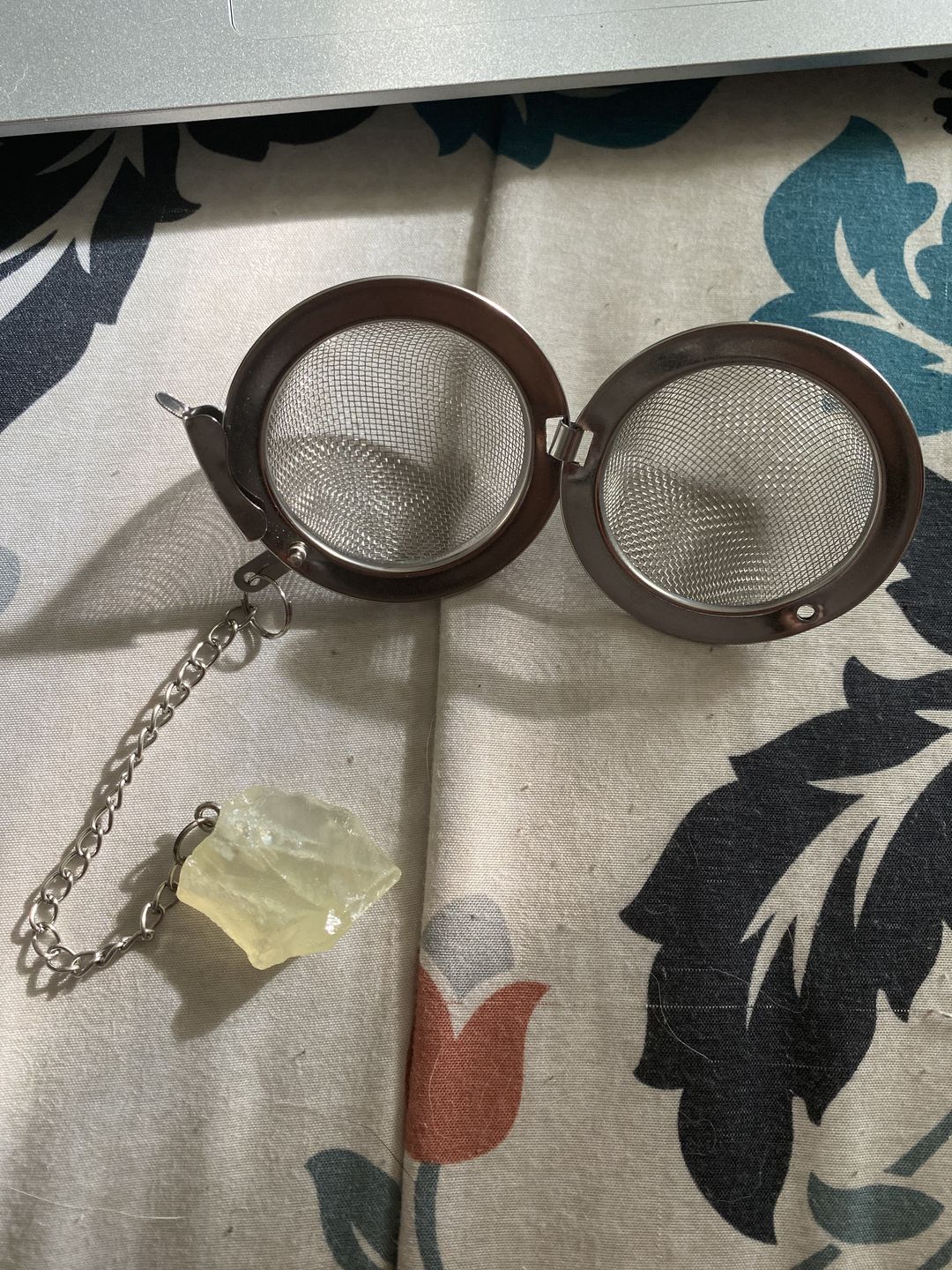 Customer photo review of Uplifting Crystal Tea Strainer